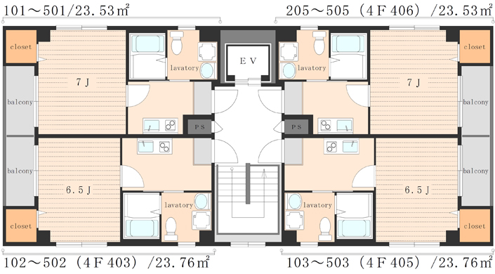 T’s CLUB参番館の間取り